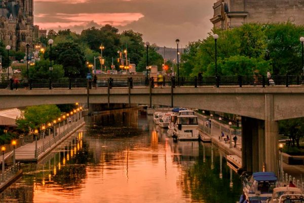 The Rideau Canal, a remarkable 19th-century engineering feat, spans 202km between Ottawa and Kingston Harbour in Canada. It offers a unique history, stunning scenery, and charming parks and restaurants for tourists.