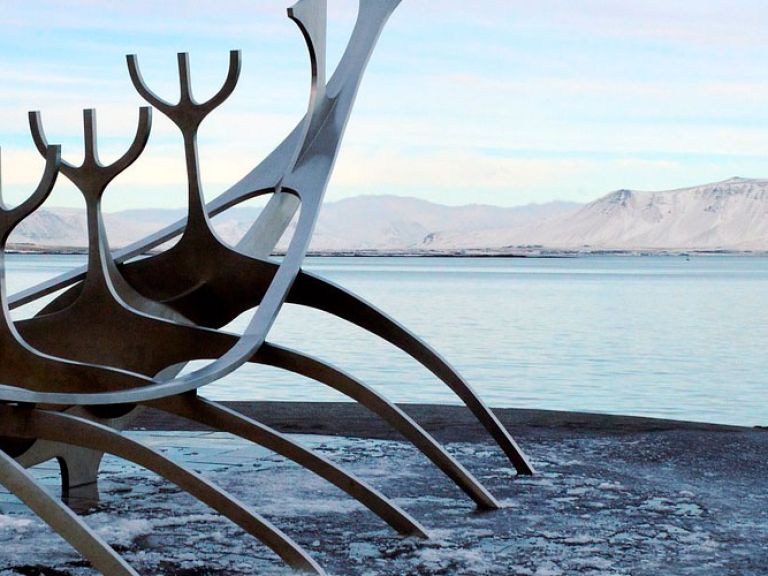 Experience the allure of Sólfarið Viking Ship Sculpture, an iconic landmark that pays tribute to Iceland's rich maritime heritage.