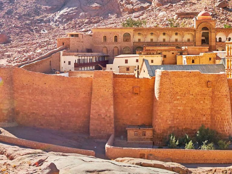 Founded in the 6th century AD on Egypt's Sinai Peninsula, Saint Catherine Monastery thrives as an Eastern Orthodox haven for 1,500+ years. Distinguished globally, it houses invaluable Byzantine art and ancient manuscripts since the 11th century.