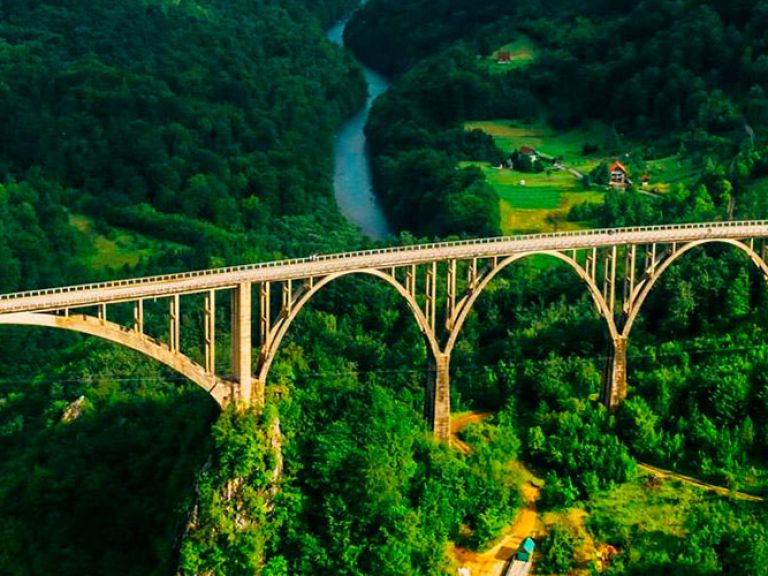 The Tara River, also known as the "Tear of Europe," is a beautiful and exciting river located in Montenegro and Bosnia and Herzegovina. It is known for its stunning scenery and adventure opportunities, such as rafting, kayaking, and canyoning.