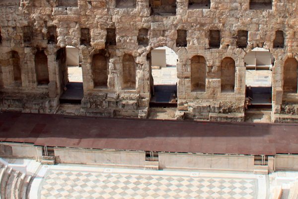 Located near the Parthenon on the Acropolis' southern slope, Athens' Theatre of Dionysus is an ancient Greek hub for dramatic works and ceremonies honouring Dionysus, the god of wine and festivity.