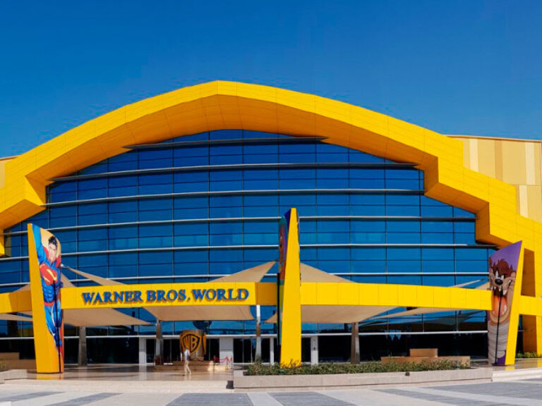 Warner Bros World Abu Dhabi, the largest indoor theme park globally, opened in 2018, features six zones inspired by iconic Warner Bros franchises like Looney Tunes and DC Comics.
