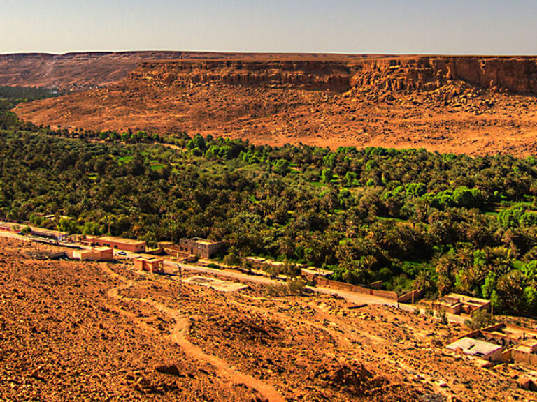 Ziz Valley is located in the heart of Morocco, surrounded by the majestic Atlas Mountains. It is here that you will find some of the most incredible scenery in the country. The valley is home to a number of picturesque villages, each with its own unique charm. Spend your days exploring the valley, hiking through the mountains, and taking in the breathtaking views.