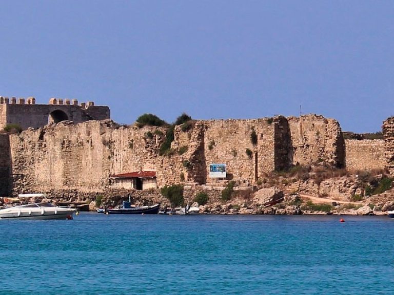 Situated in historic Methoni, this castle stands at the westernmost point of Greece's Peloponnese coast. Built in the 7th century BC, its strategic location has made it a key landmark and naval base throughout various wars.