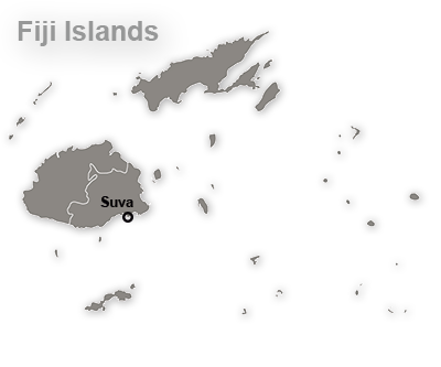 Fiji Islands map