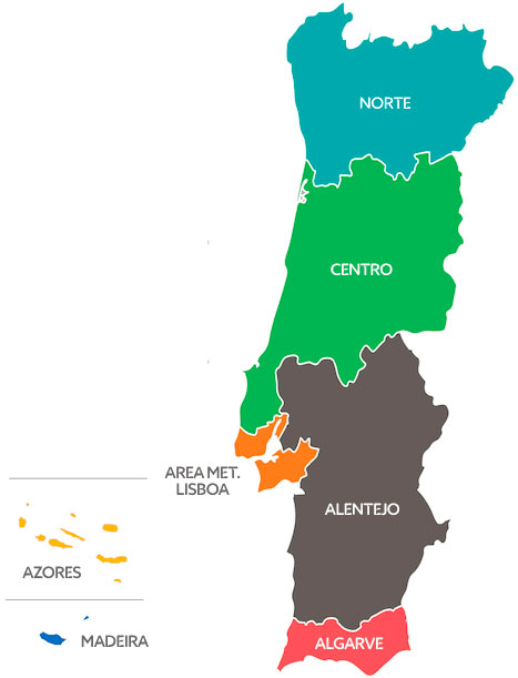 Portugal map