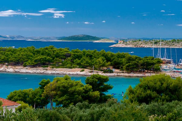 Croatia island Murter panorama