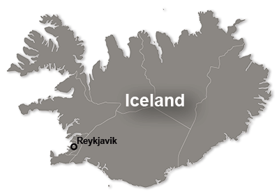 Iceland map