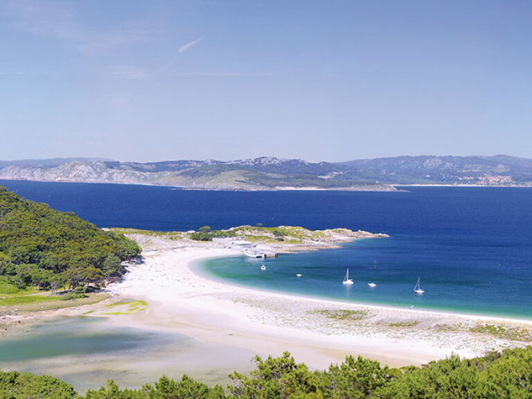 Islands Cies in Vigo Spain