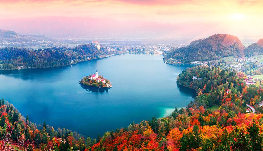 Morning on Lake Bled, Slovenia