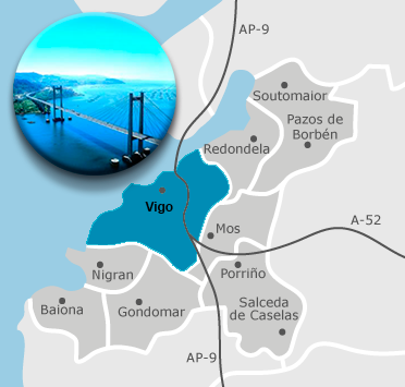 Vigo detail map