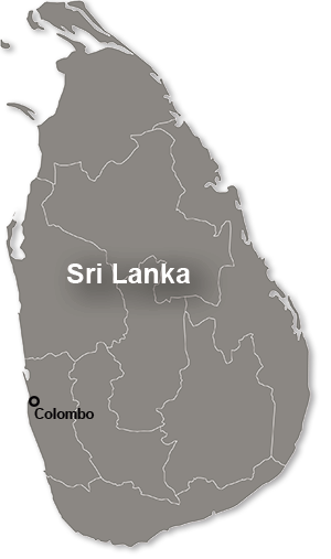 Sri Lanka map