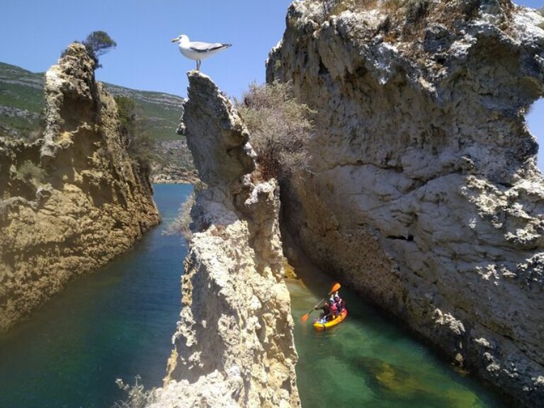 Kayak Adventure Arrábida - Get ready for a full day adventure to explore Arrábida Natural Park. We sail along an untouched...