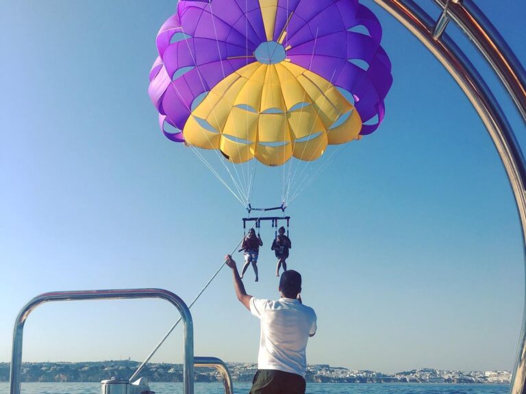 Parasailing From Albufeira