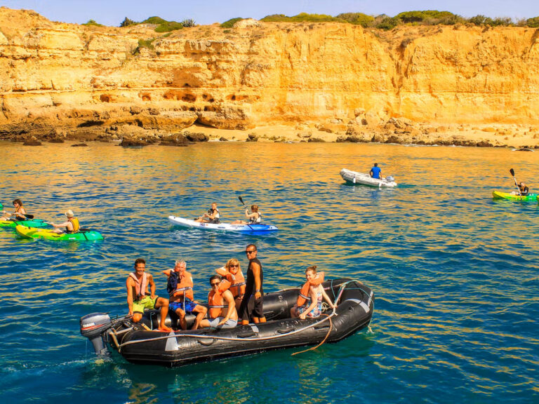 Galé Caves And BBQ (with kayak and SUP) From Vilamoura.