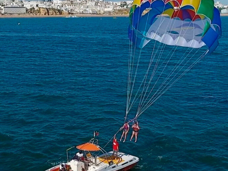 Parasailing From Albufeira