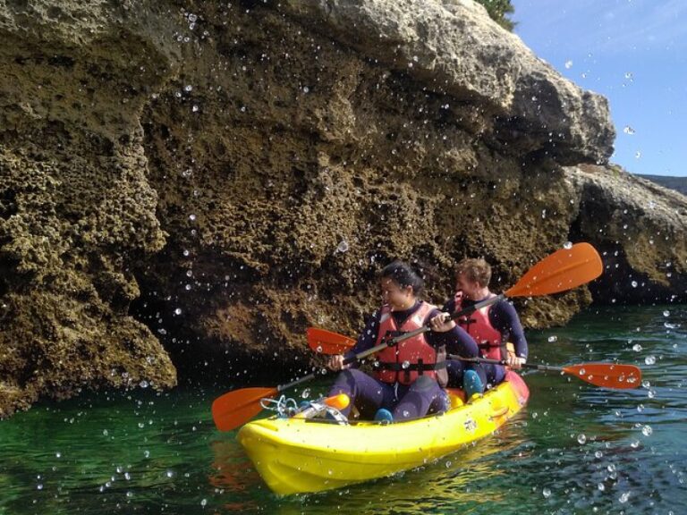 Kayak Adventure Arrábida - Get ready for a full day adventure to explore Arrábida Natural Park. We sail along an untouched...