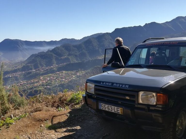 Madeira Safari - East Of The Island - All 4x4's have open roof, offering the opportunity to see the beauty of Madeira Island.