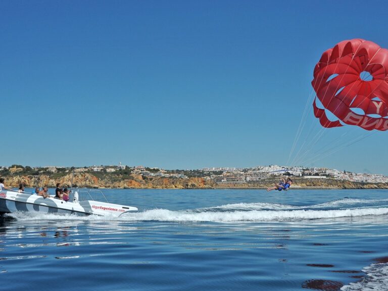 Parasailing From Albufeira