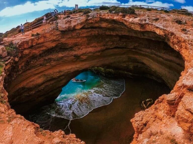 Benagil Cave Tour And Traditions Of Algarve: Enjoy the sea breeze as the boat heads to the most famous caves, including the cave of Bebagil. After this tour, we proceed for a visit to Marinha beach, voted the most beautiful beach in Europe for three consecutive years.