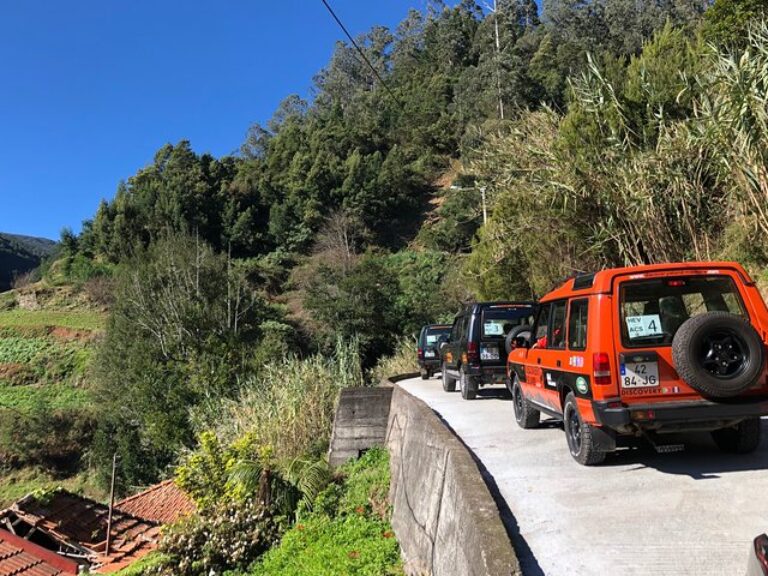 Madeira Safari - East Of The Island - All 4x4's have open roof, offering the opportunity to see the beauty of Madeira Island.