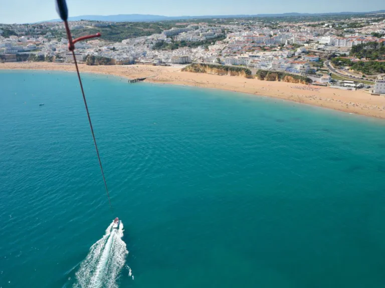 Parasailing From Albufeira