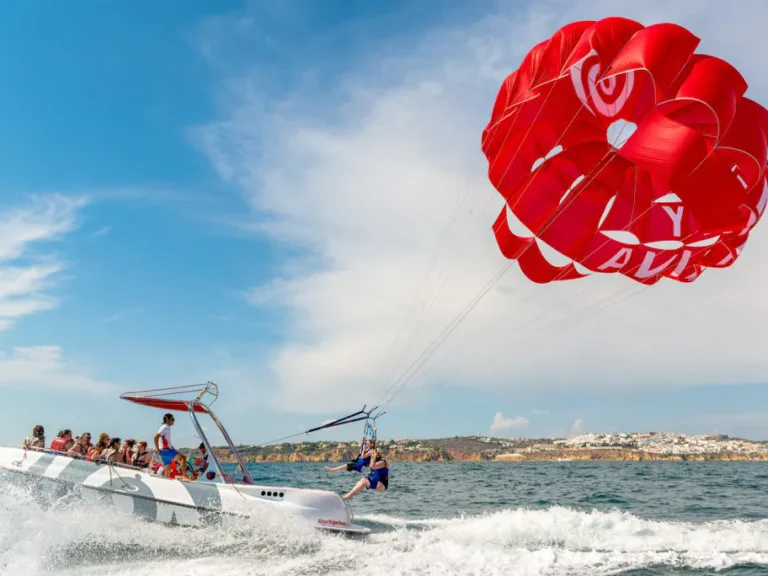 Parasailing From Albufeira