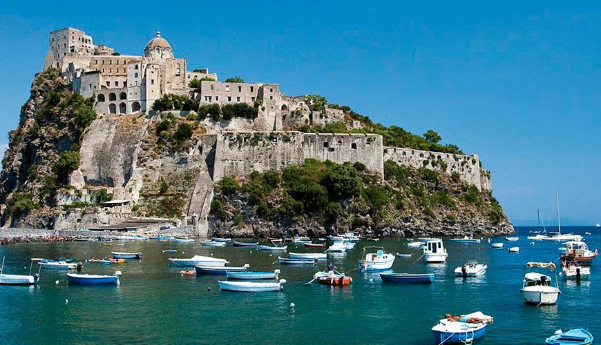 Largest of the islands in the Gulf of Naples (and considered the most beautiful), Ischia is famous for its healing spas. Ischia is also one of the most ancient inhabited islands in the world, with a long and varied history.