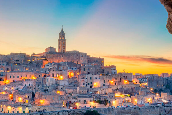 The city of Matera has a long and rich history of Christian faith and architecture. Matera preserves a large and diverse collection of buildings related to the Christian faith, including a large number of rupestrian churches carved from the calcarenite rock of the region.