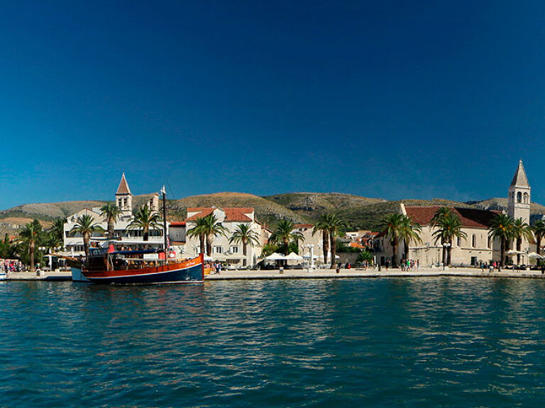 Trogir is a medieval town in Croatia that has been classified as a World Heritage Site by UNESCO. Trogir's history dates back to the 3rd century BC, when it was founded by the Greek settlers. Trogir is a popular tourist destination, known for its well-preserved old town and its abundance of historical and cultural monuments.