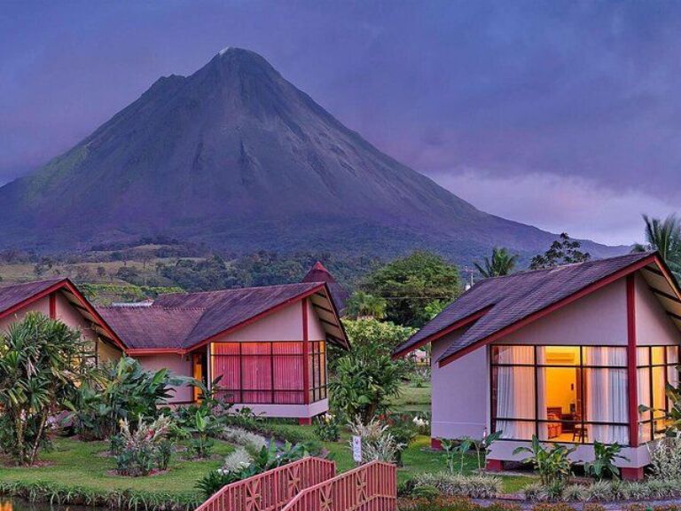 Arenal Volcano And Baldi Hot Springs From San Jose