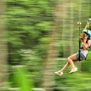 Zipline+Sticky waterfall+Long Neck Village Private Tour
