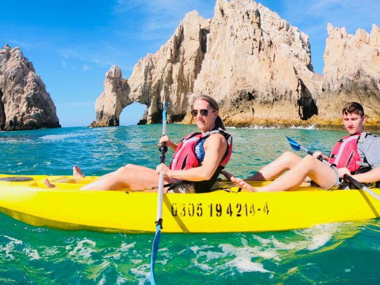 Los Cabos Arch and Playa del Amor Tour by Glass Bottom Kayak