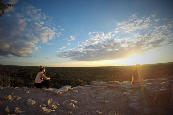 Coba Ruins Sunset Tour By Bike With Cultural Or Extreme Activity And Dinner Show