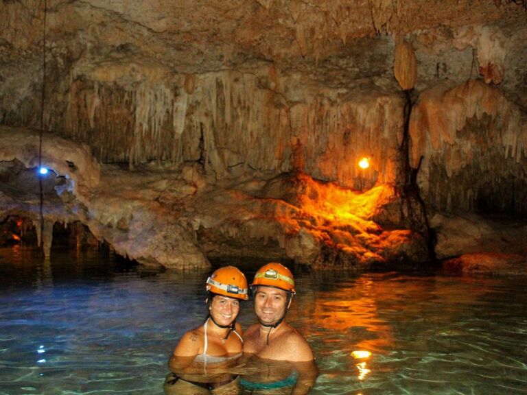 Playa del Carmen Adventure Tour: ATV Ride, Cenote Swim, and Rio Secreto Nature Reserve