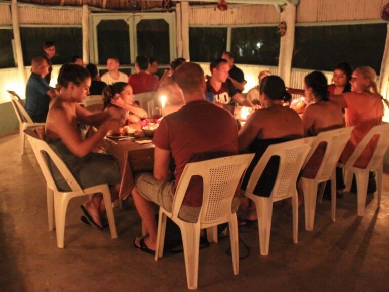 Maya Temazcal Night Ceremony from Cancun with Cenote Swim and Dinner