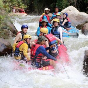 Water Rafting 5 km, Flying Fox, and ATV