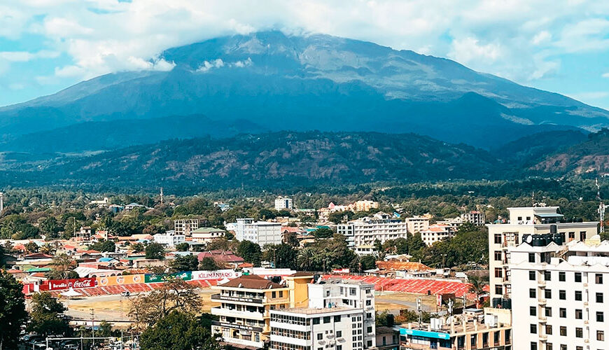 Arusha is a city located in the Arucha Region of Tanzania, at the base of volcanic Mt. Meru. The city is a popular tourist destination, known as the gateway to the northern Tanzania safari circuit. Arusha is home to a number of national parks and game reserves, including the iconic Serengeti National Park. The region also boasts a rich cultural heritage, with a number of tribes inhabiting the area, each with their own unique traditions and customs. Whether you're looking to experience the African wilderness on a safari, or to immerse yourself in the local culture, Arusha is the perfect place to start your journey.