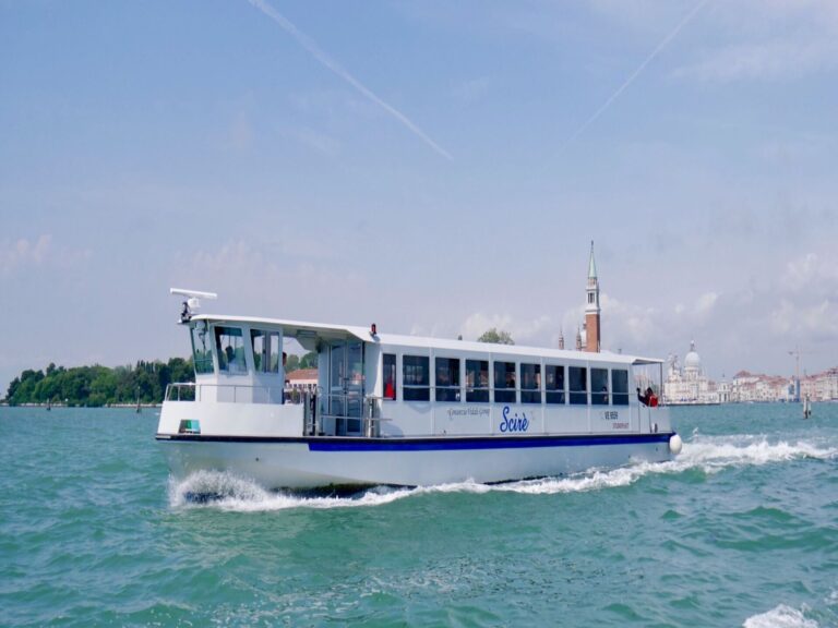 Morning Venice Lagoon Cruise: Murano Island and Burano Island