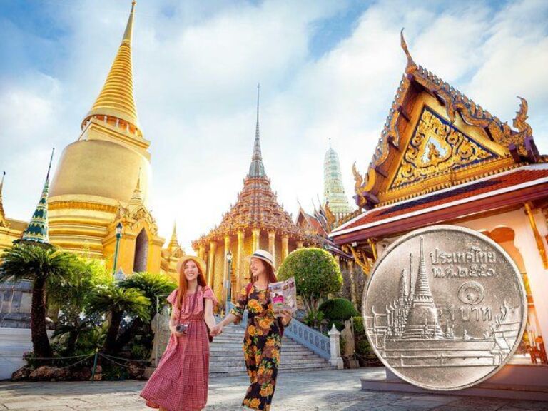 Bangkok Thai Baht Coin Monuments Tour: Wat Arun, Royal Palace And More – Full Day. Ever held a Thai Baht coin and wondered about the stories behind the iconic landmarks imprinted on them? This themed tour transports you from the minute details of coins to the real-life majesty of Bangkok's monumental landmarks. Witness the rich history and vibrant culture of Thailand as you delve into the tales etched on your pocket change.Bangkok Thai Baht Coin Monuments Tour: Wat Arun, Royal Palace And More – Full Day. Ever held a Thai Baht coin and wondered about the stories behind the iconic landmarks imprinted on them? This themed tour transports you from the minute details of coins to the real-life majesty of Bangkok's monumental landmarks. Witness the rich history and vibrant culture of Thailand as you delve into the tales etched on your pocket change.