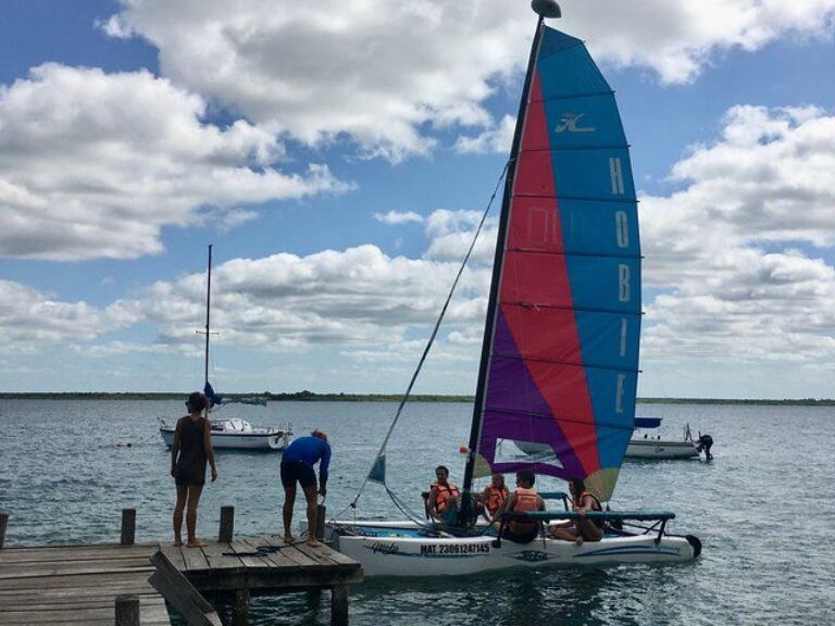 Private - Bacalar sailing across the mesmerizing waters