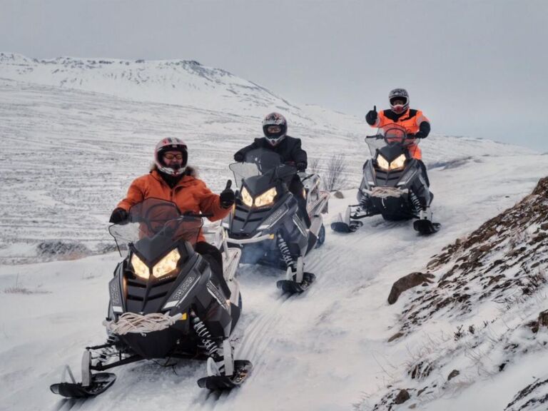 2 Hour snowmobile tour - The Akureyri Snowmobile Adventure is the perfect winter activity for everyone who likes the great...