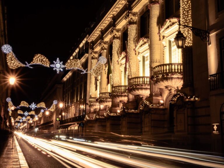 Christmas Lights Creative Photography in Lisboa