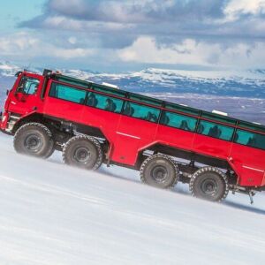 Red Glacier Monster Truck Tour - One of our Gigantic Sleipnir Trucks will take you comfortably and safely to the place that...