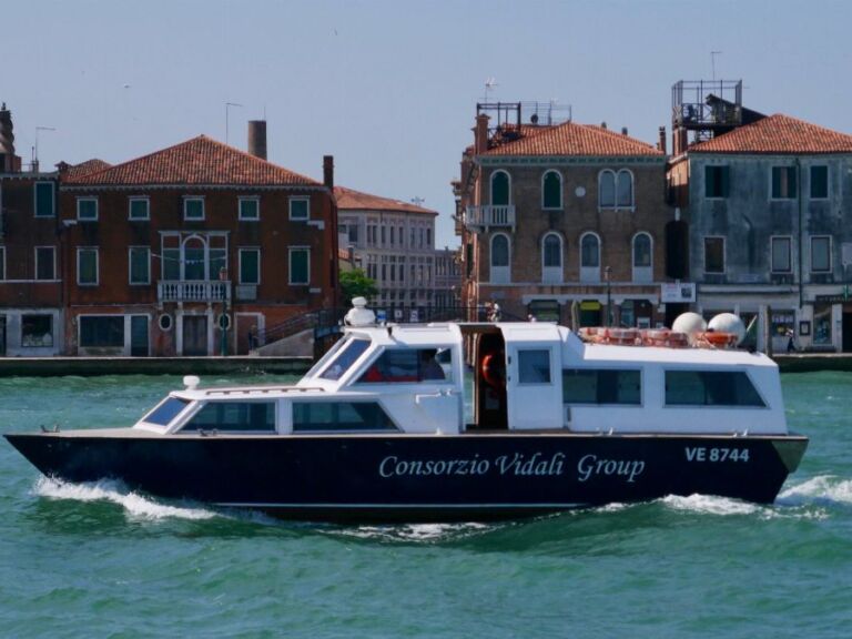Morning Venice Lagoon Cruise: Murano Island and Burano Island