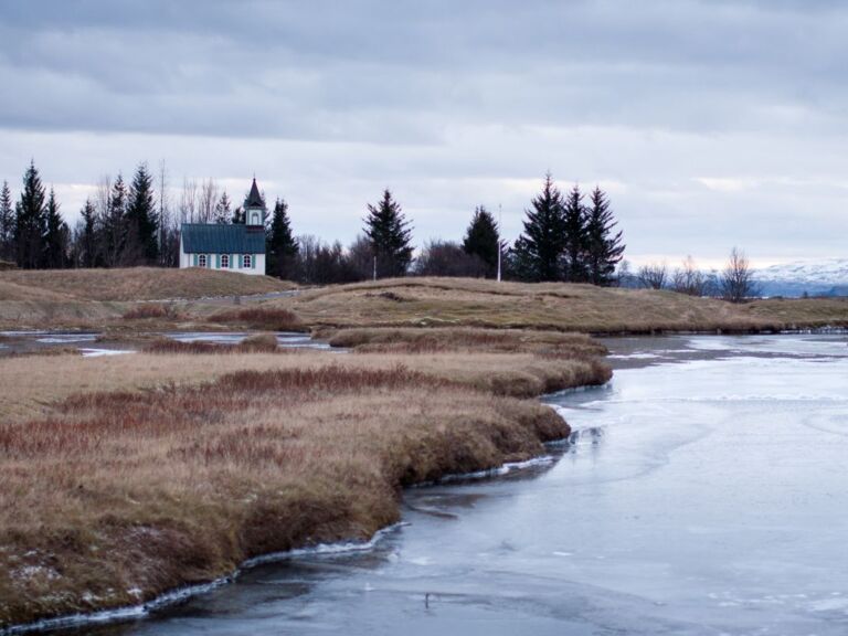 The Golden Circle Classic is our bestselling day tour! Follow in the footsteps of the Vikings as you walk down into the rift valley where the American and Eurasian continental plates are literally pulling apart at Þingvellir National Park, a UNESCO World Heritage Site and the birthplace of the oldest existing parliament.