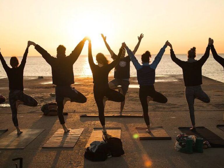 Kos Sunset Yoga Class.