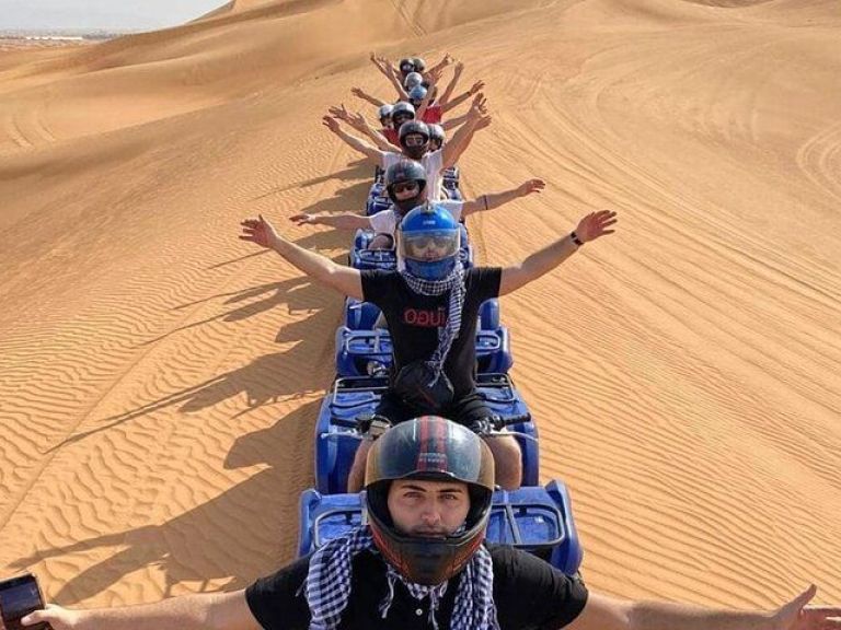 Desert Safari with Quad Bike Ride in Red Dunes