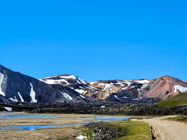 Landmannalaugar Super Jeep: Jump aboard, for this once-in-a-lifetime trip to Landmannalaugar. Taken in a super-jeep, designed with your comfort in mind, this excursion promises to be as intimate as it will be exhilarating. We offer this as a small group tour and it can be booked as a private tour, we focus on making it the best experience with 8 passengers per car but if your group is larger please get in touch with us and we can arrange multiple cars for your group.