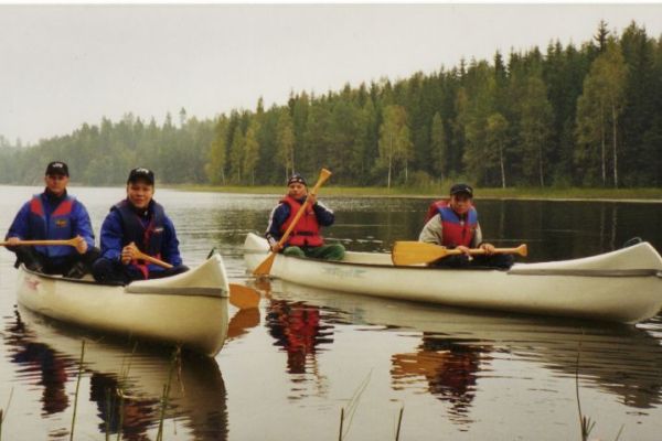 Canoeing trip to Vatiajärvi Lake